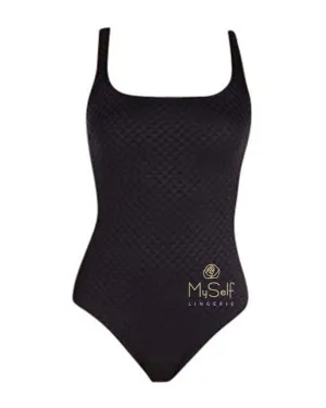 17DR173U Diamond Quilted Bathing Suit