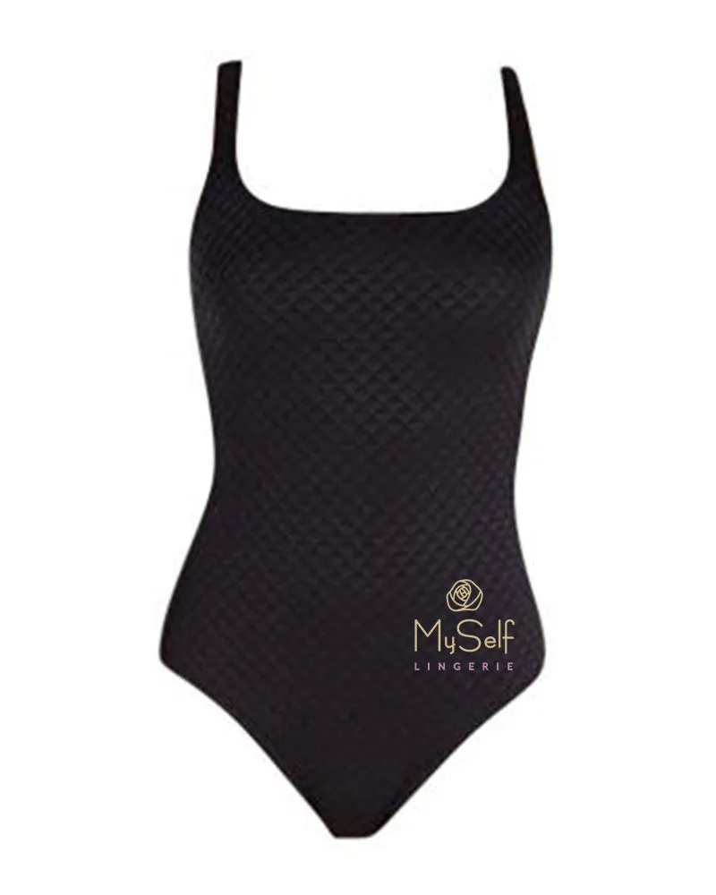 17DR173U Diamond Quilted Bathing Suit