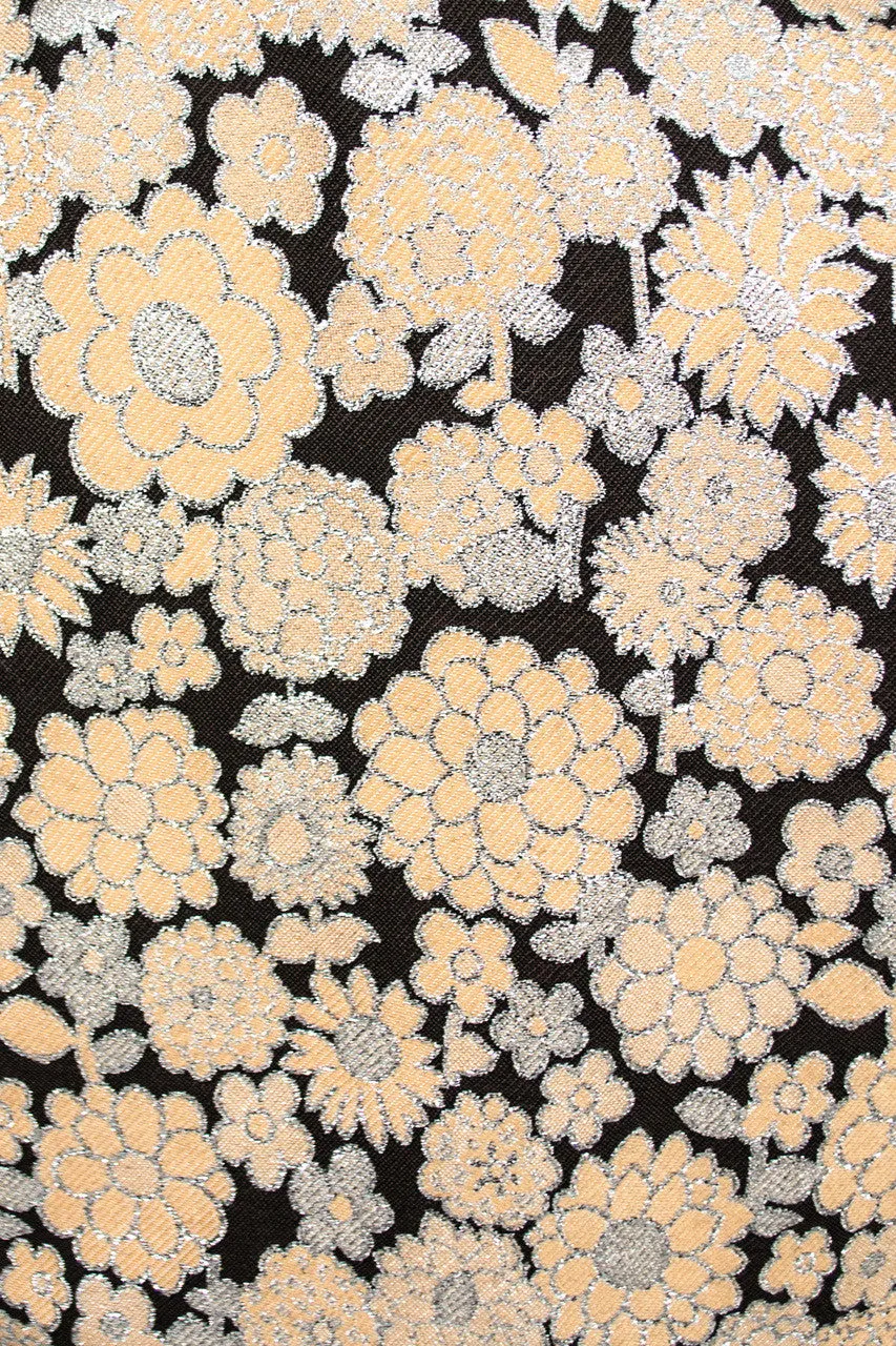 1960's Metallic Floral Brocade Vintage Skirt Suit 4