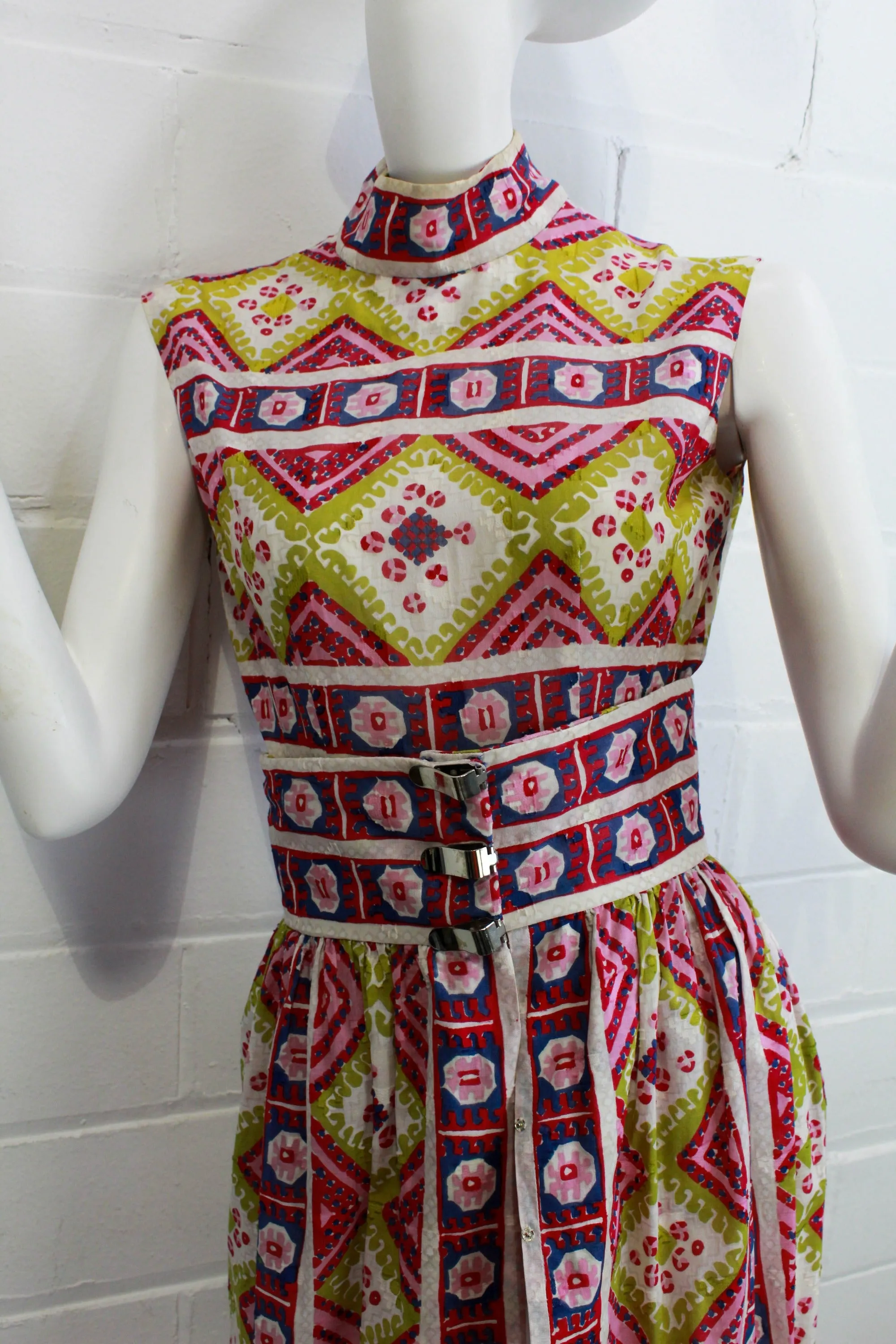 1960s Pauline Trigère Two Piece Bodysuit and Skirt Set