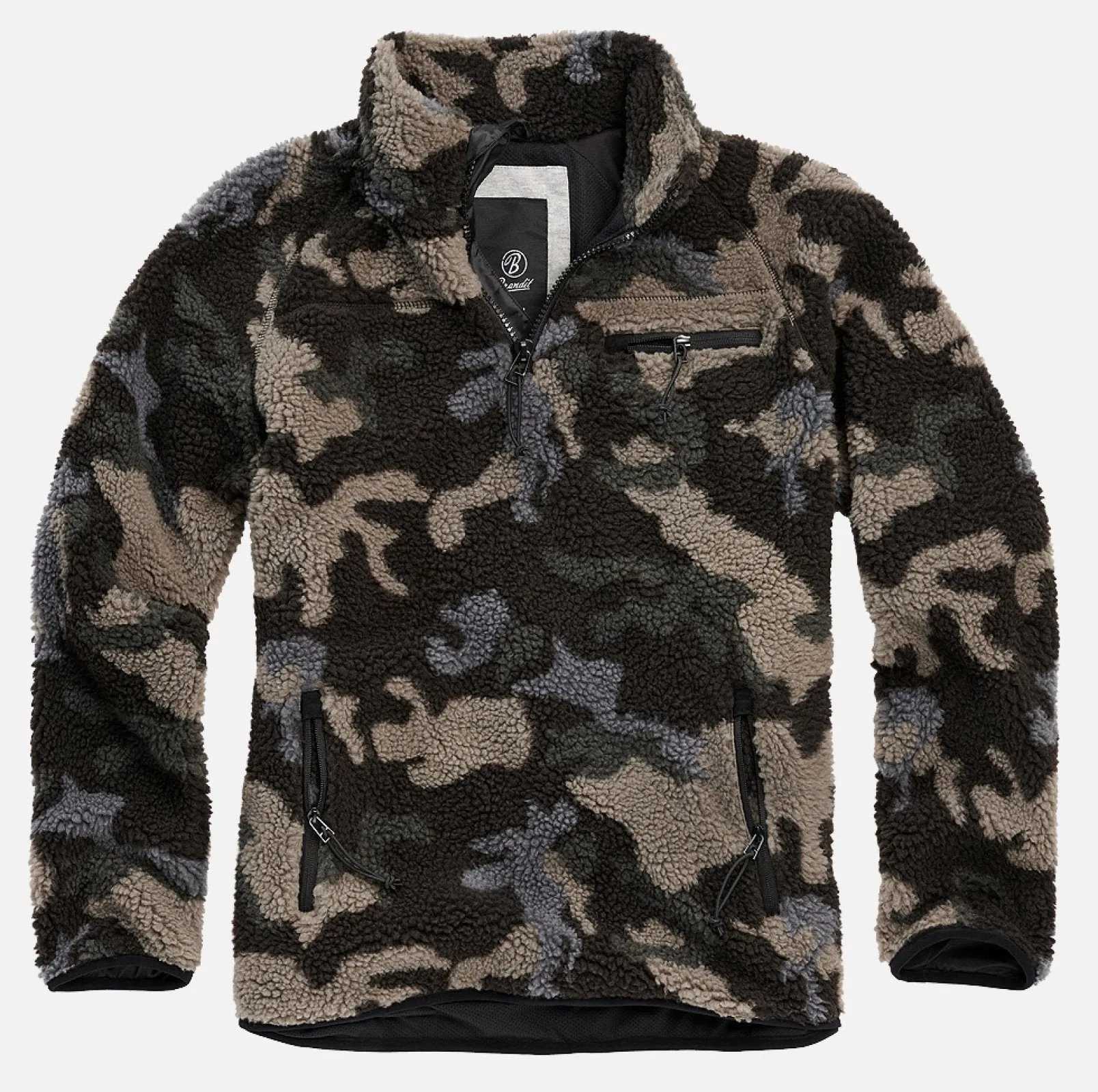 Brandit Fleece Quarter Zip Pullover