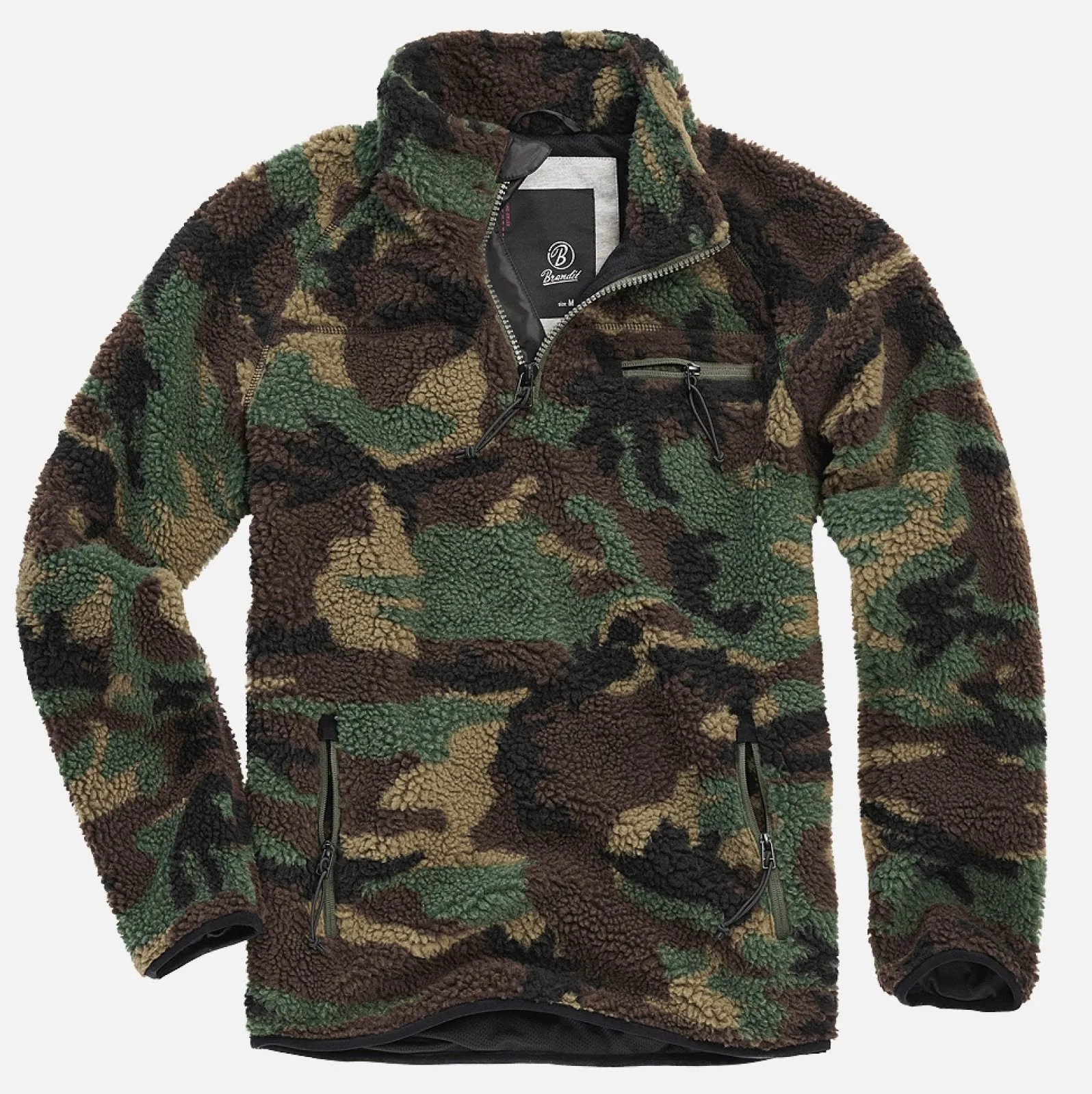 Brandit Fleece Quarter Zip Pullover