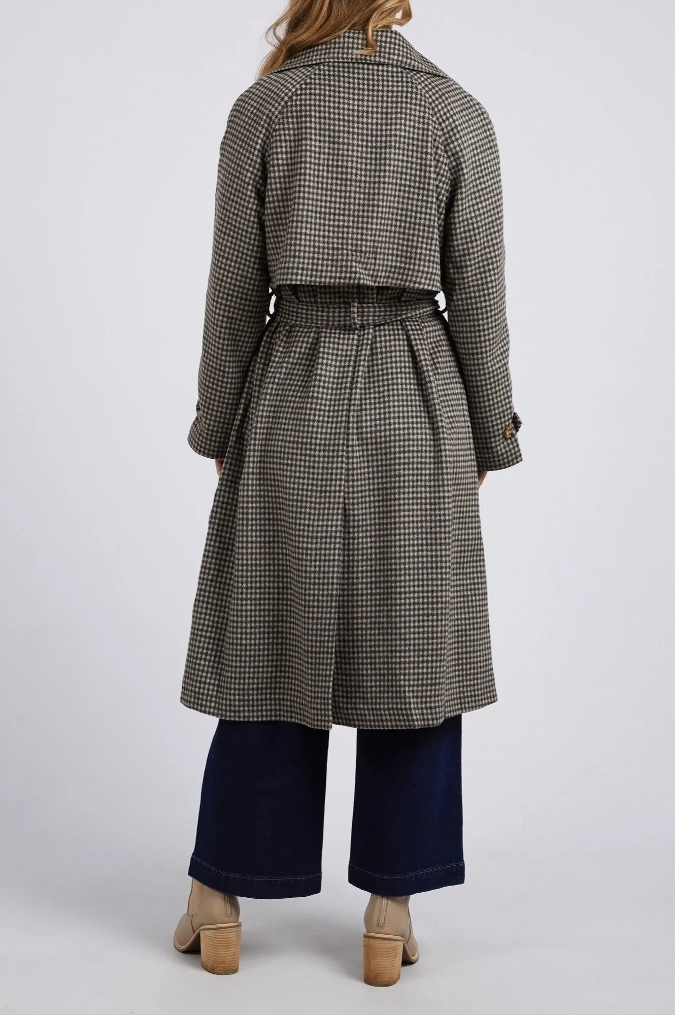 Brodie Trench Coat - Check
