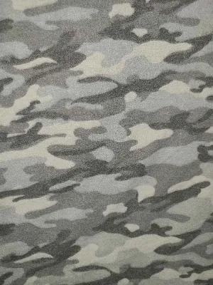 CAMOUFLAGE PRINTED ON SOFT CASHMERE BRUSHED NF00033-049