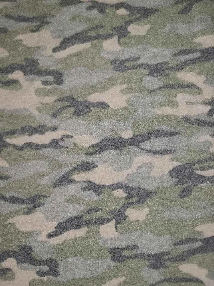 CAMOUFLAGE PRINTED ON SOFT CASHMERE BRUSHED NF00033-049