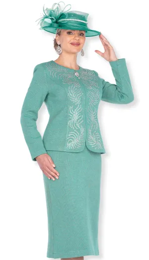 Champagne Italy Church Suit 5969