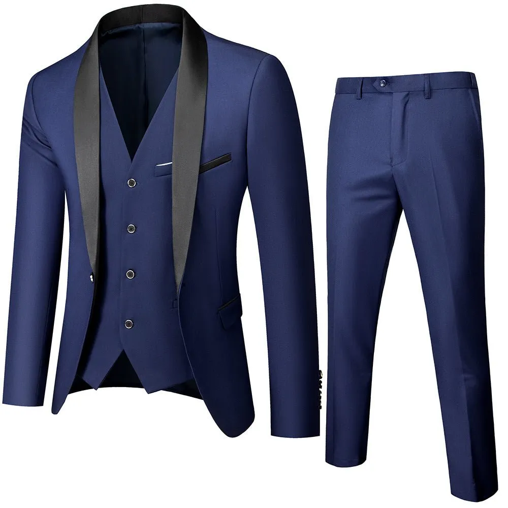 CottonBlend Chic 3-Piece Suit