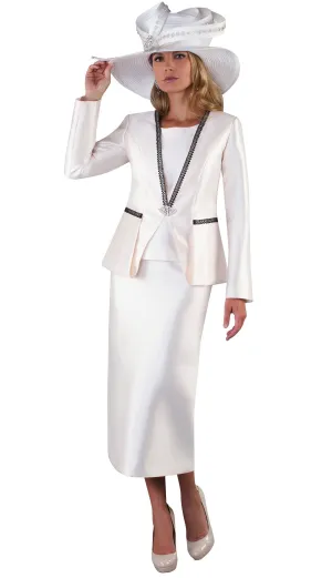Designer Church Suits 4667C-Ivory/Cream