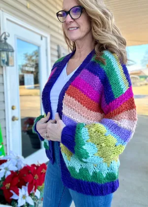 Entro Over The Rainbow Cardigan Sweater