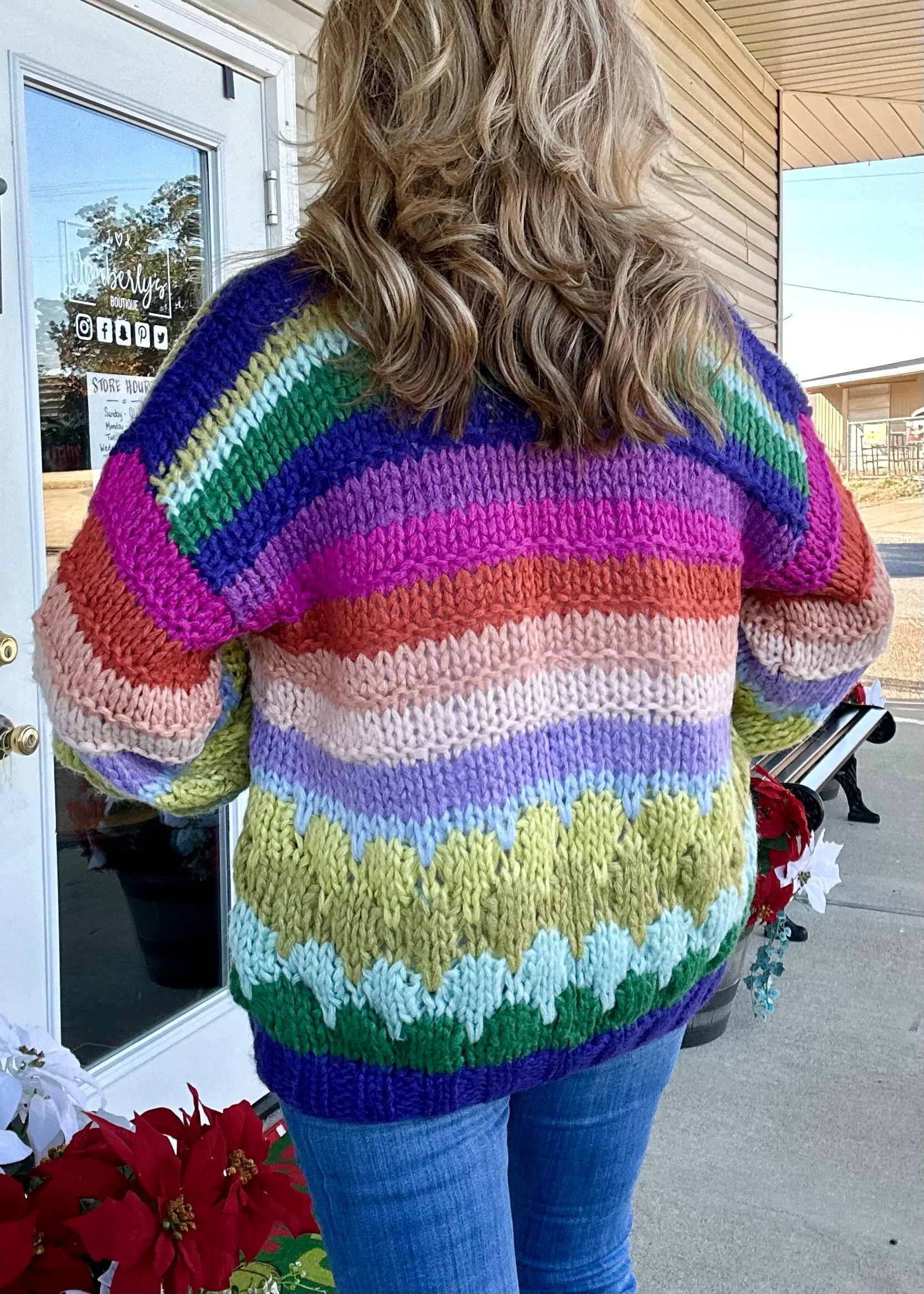 Entro Over The Rainbow Cardigan Sweater