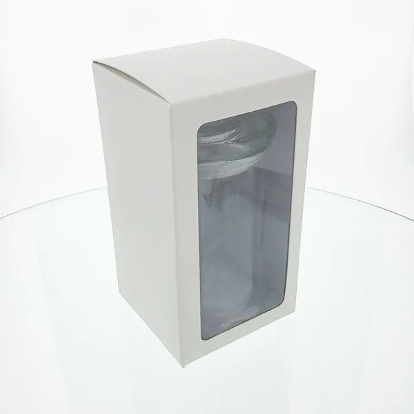 Fiesta - Gift Box - MEDIUM - WHITE - PVC WINDOW