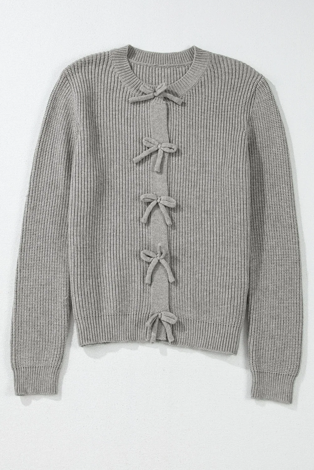 (Final Sale) Dainty Bow Cardigan