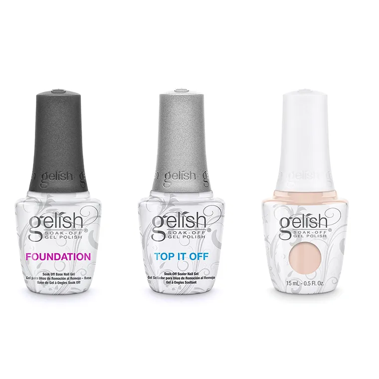 Gelish Combo - Base, Top & Prim-rose and Proper