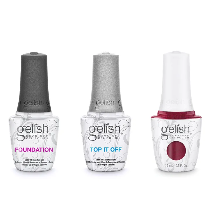 Gelish Combo - Base, Top & Rose Garden