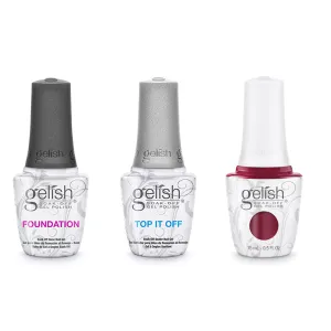 Gelish Combo - Base, Top & Rose Garden