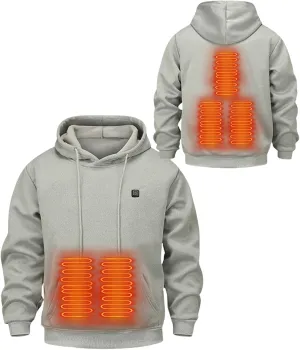 Heated Hoodie for Men Women Heated Sweatshirt Heated Hunting Jacket Warm USB Electric Coat Winter Work Clothes Unisex
