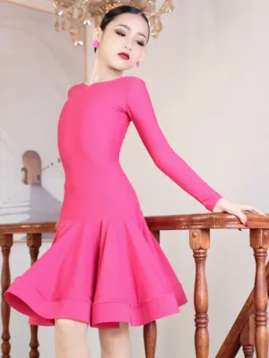 High-end Professional Latin Dance Regulations Competition Split Suits