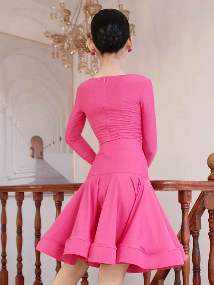 High-end Professional Latin Dance Regulations Competition Split Suits