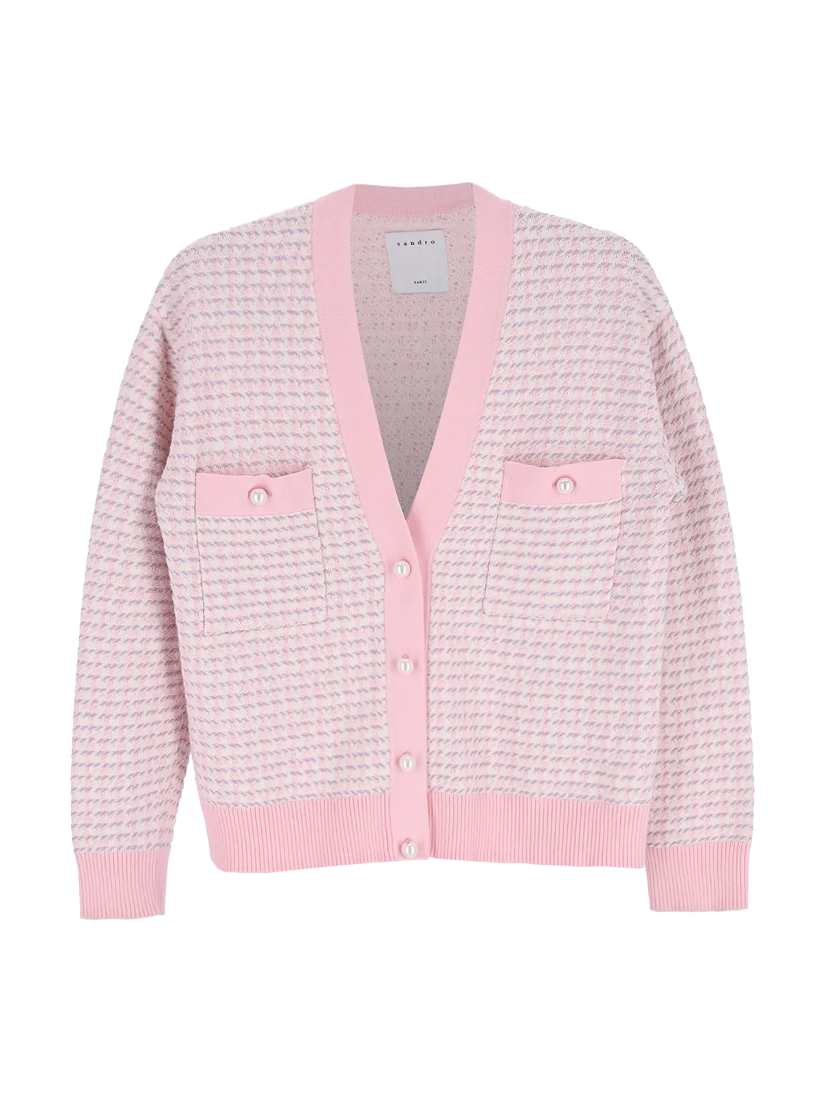 houndstooth cardigan and skirt set