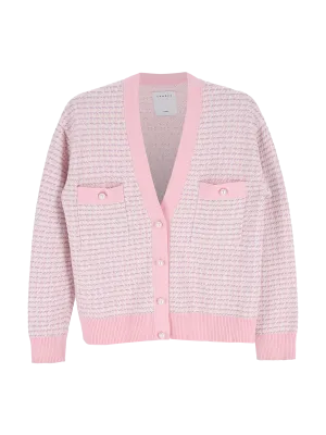 houndstooth cardigan and skirt set