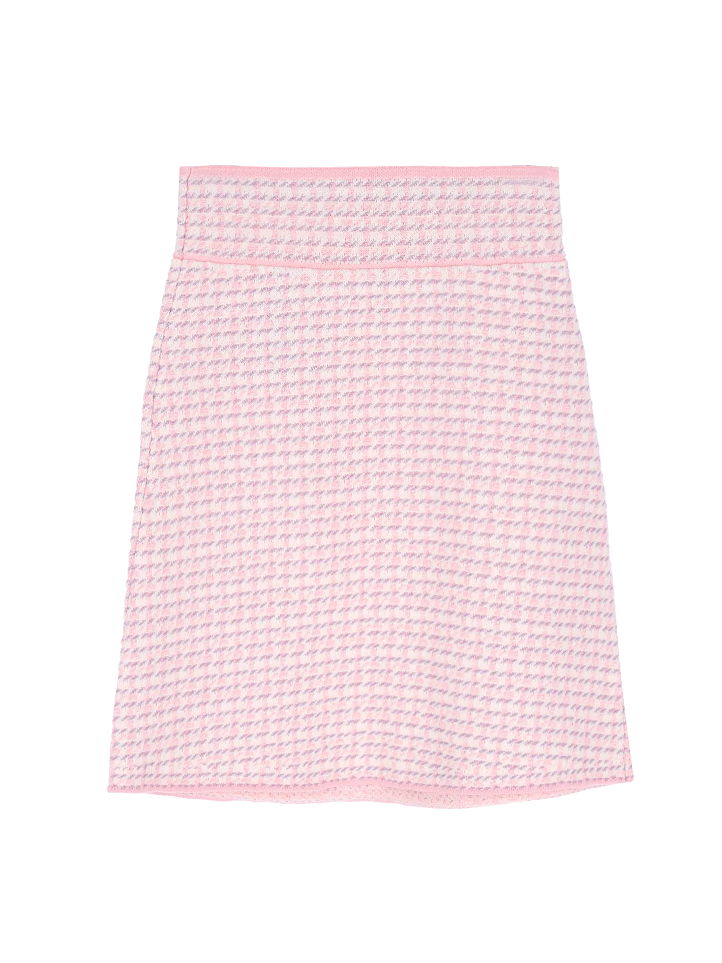 houndstooth cardigan and skirt set