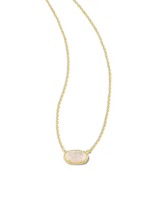 Kendra Scott: Grayson Necklace in Gold Iridescent Drusy