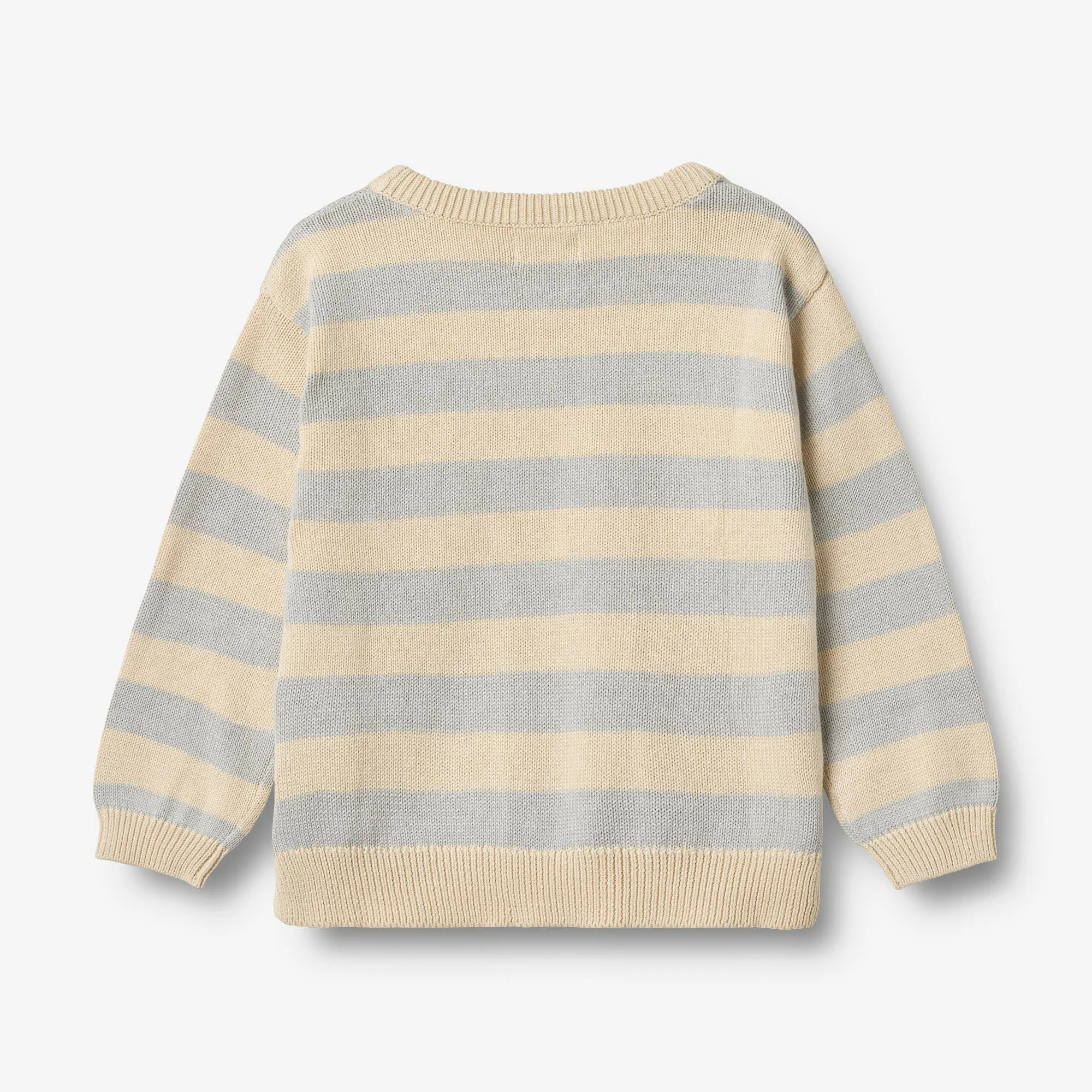 Knit Pullover Morgan - soft blue stripe
