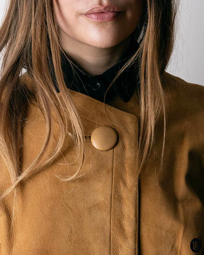 Late 1970s suede suit S