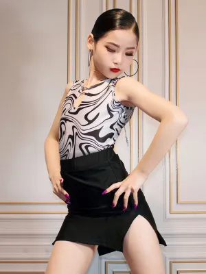 Latin Dance Professional Performance Split Suits Dance Practice Clothes