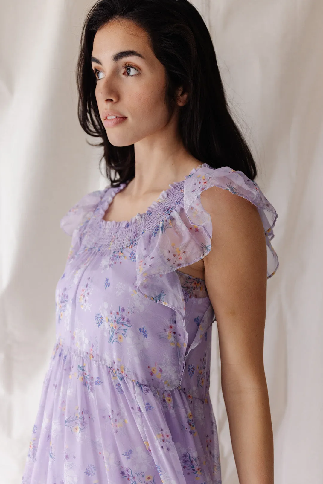 Mini Bouquet Dress (Women) - Wisteria (FINAL SALE)