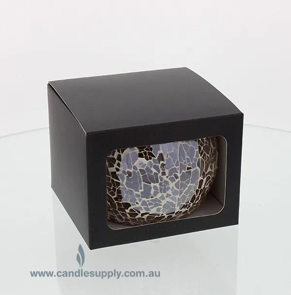 Mosaic - Gift Box - MEDIUM - BLACK - WINDOW