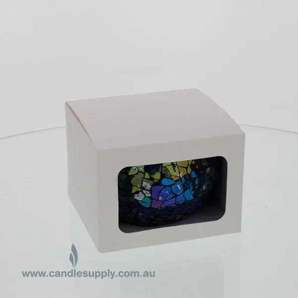 Mosaic - Gift Box - SMALL - WHITE - WINDOW