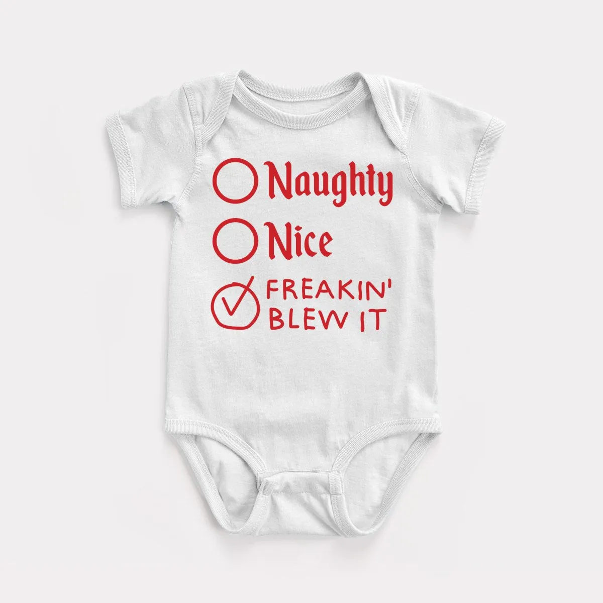 Naughty Nice Baby Bodysuit