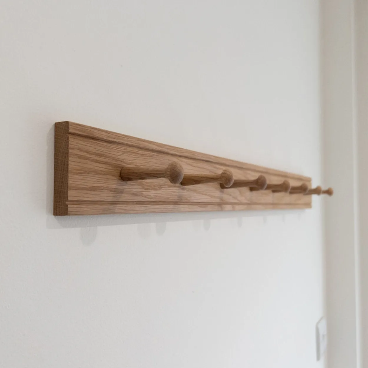Oak Peg Rail