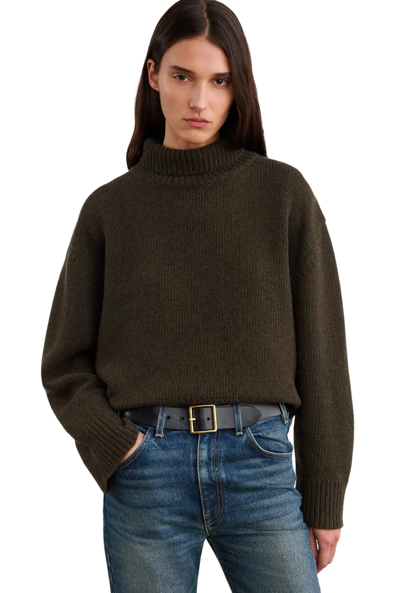Omaira Sweater in Dark Pine