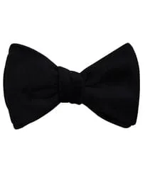 OTAA - bond black velvet self bow tie