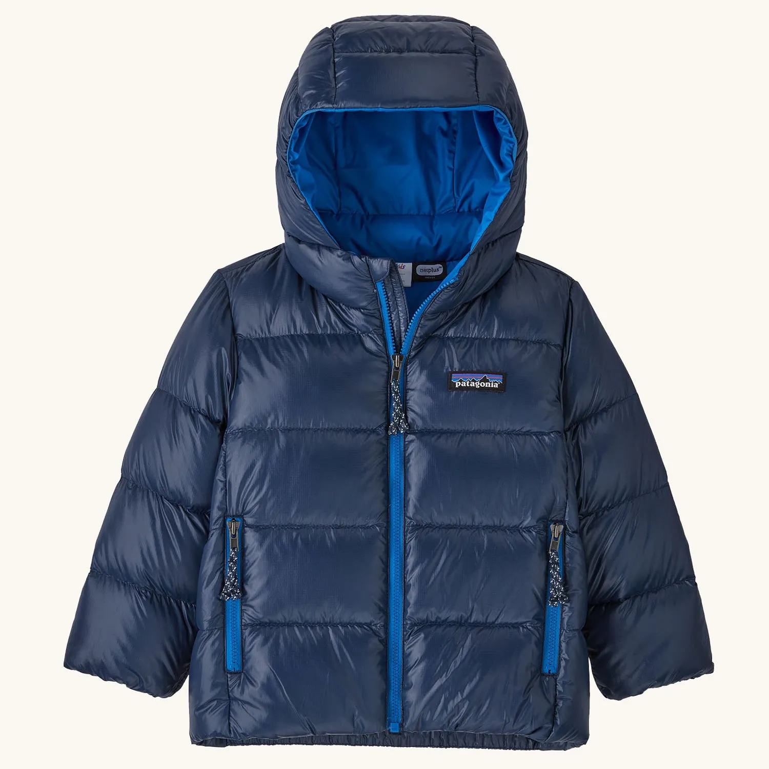 Patagonia Little Kids Hi-Loft Down Sweater Hoody Jacket - New Navy