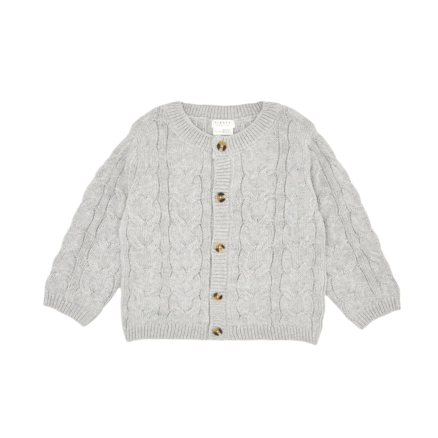 Petit Lem infant cable knit cardigan