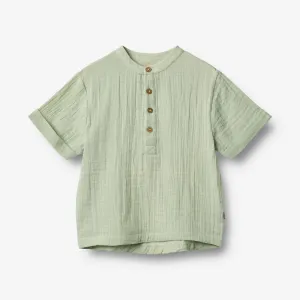 Shirt S/S Svend - soft mint