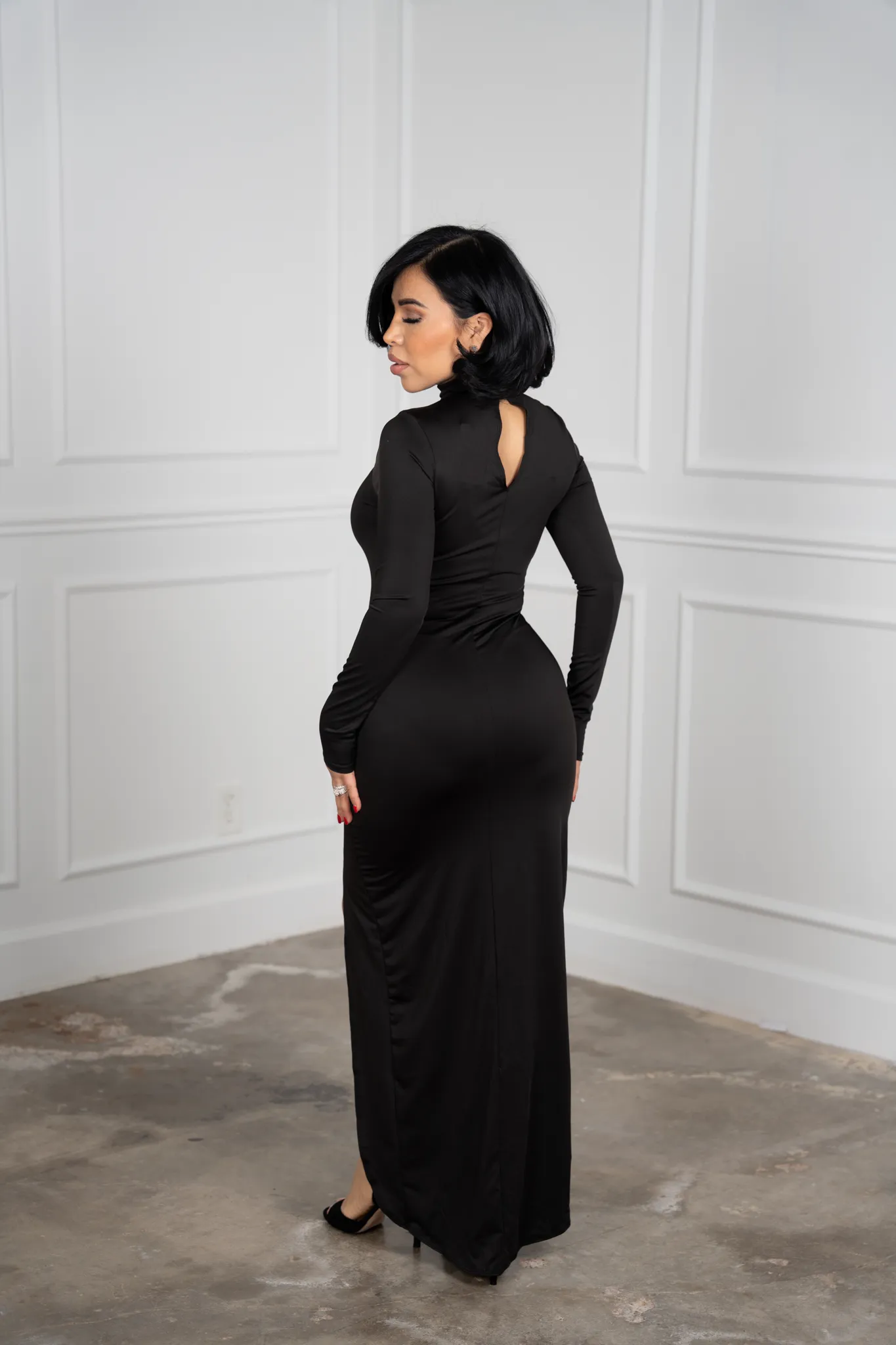 Silvi - Black Long Dress