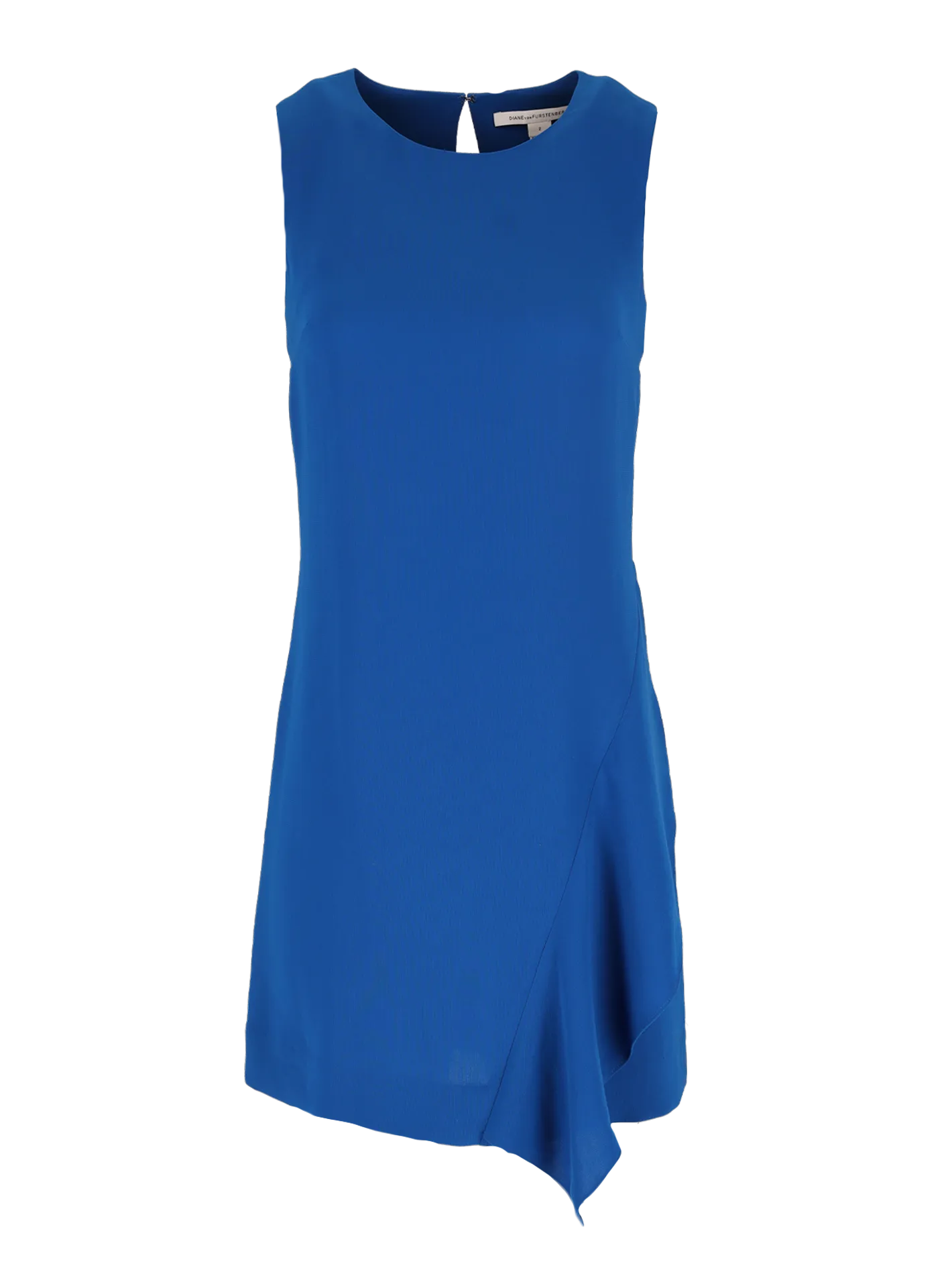 sleeveless ruffle shift dress