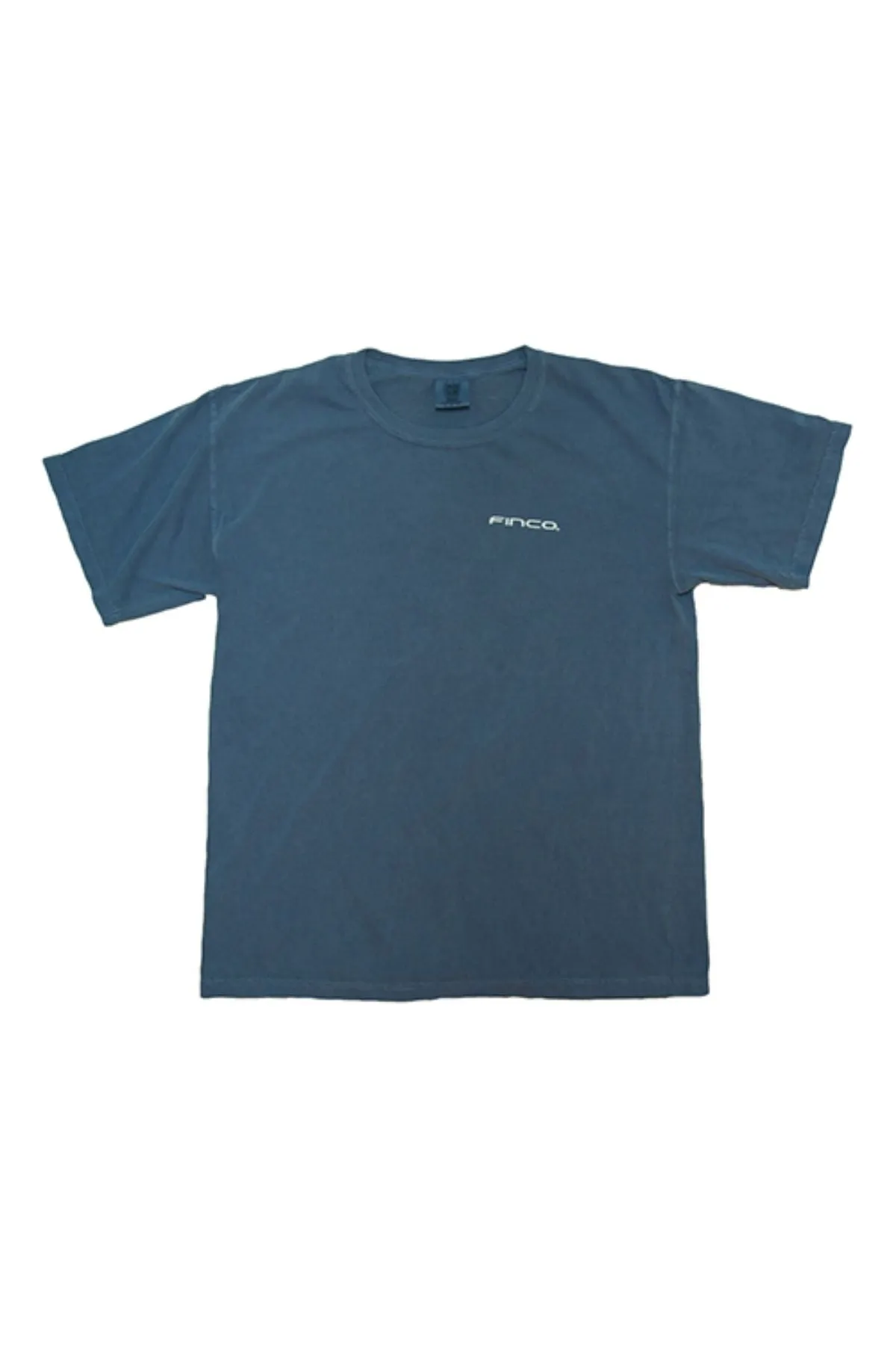 Tuna Skin Logo Short Sleeve Comfort Tee in Blue Jean