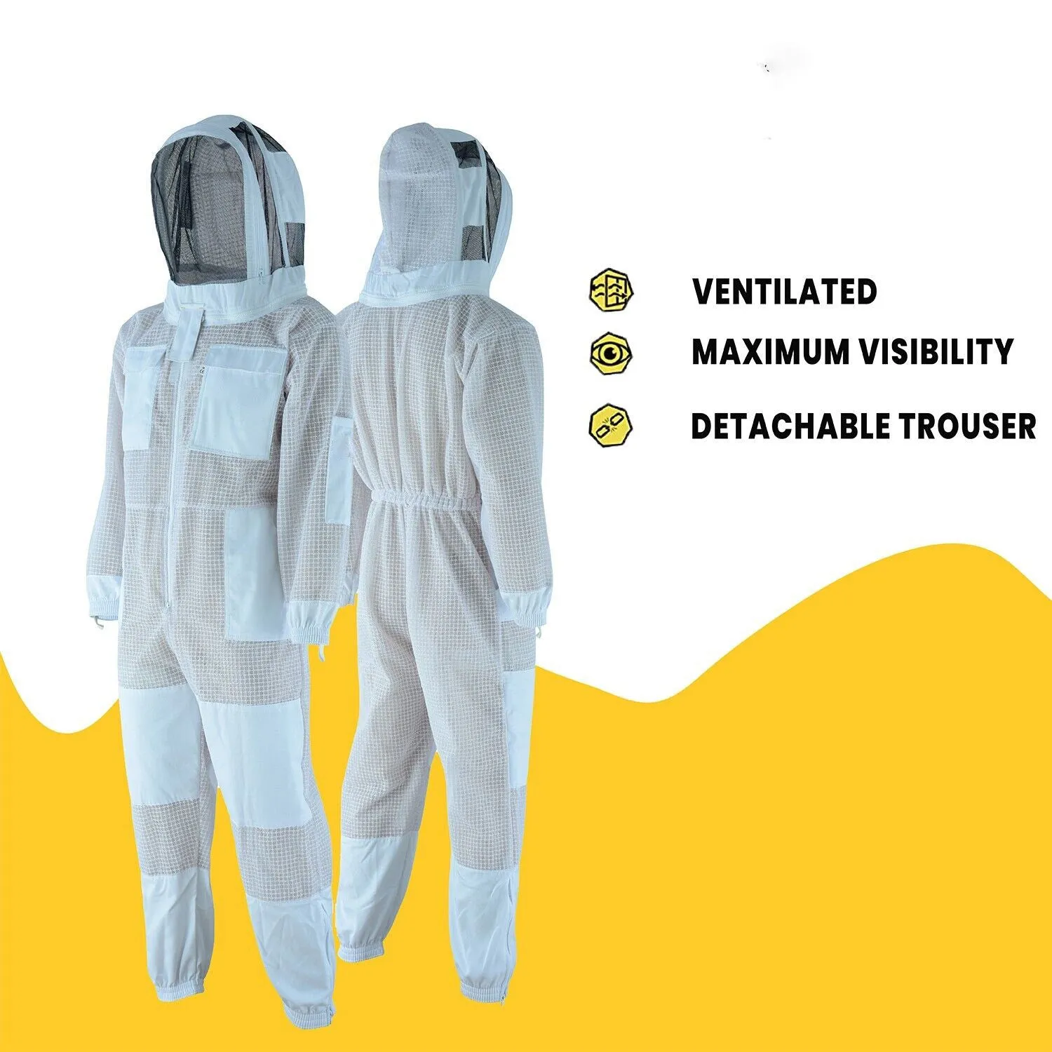 Ultimate Protection for Professional Beekeepers: The Ultra Ventilated Full Body Beekeeping Suit-0005