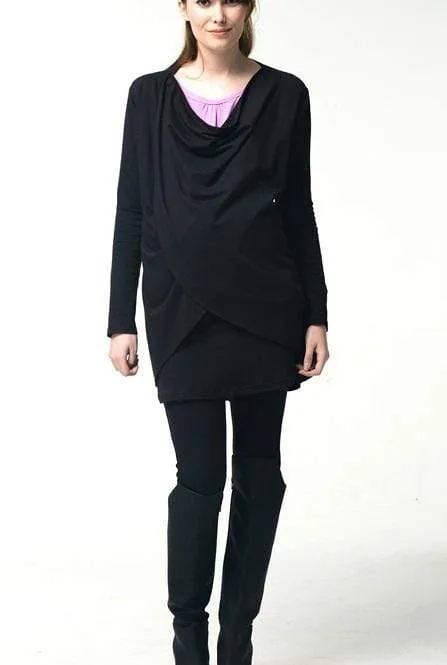 Vanni 2-Way Cardigan Black