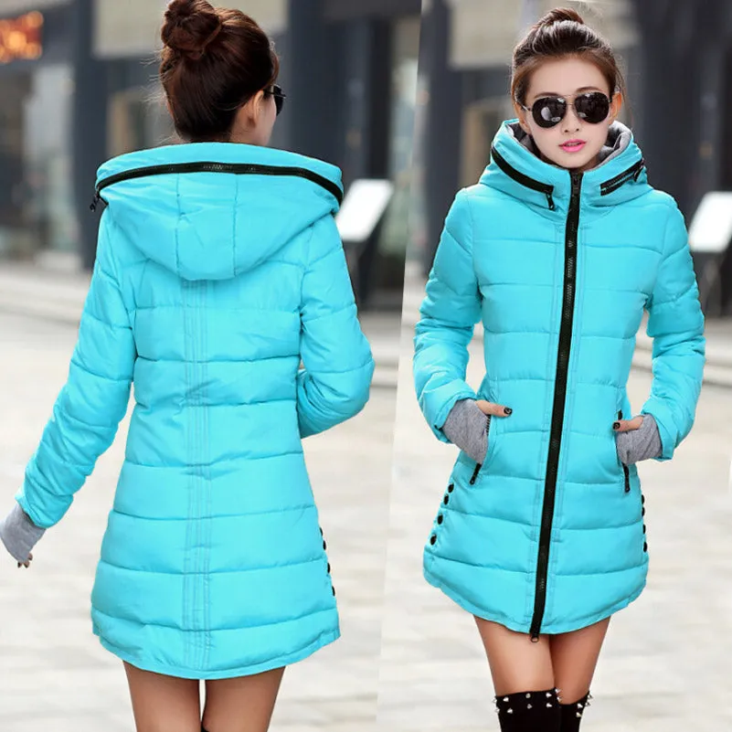 Warm Winter Sport Coat - Slim - Cotton fill Down