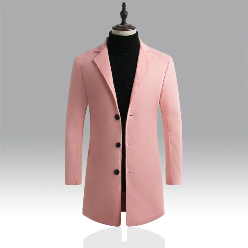 West Louis Designer Business Style Overcoat