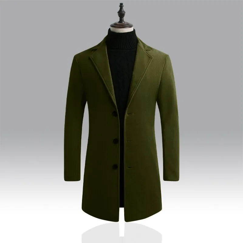 West Louis Designer Business Style Overcoat
