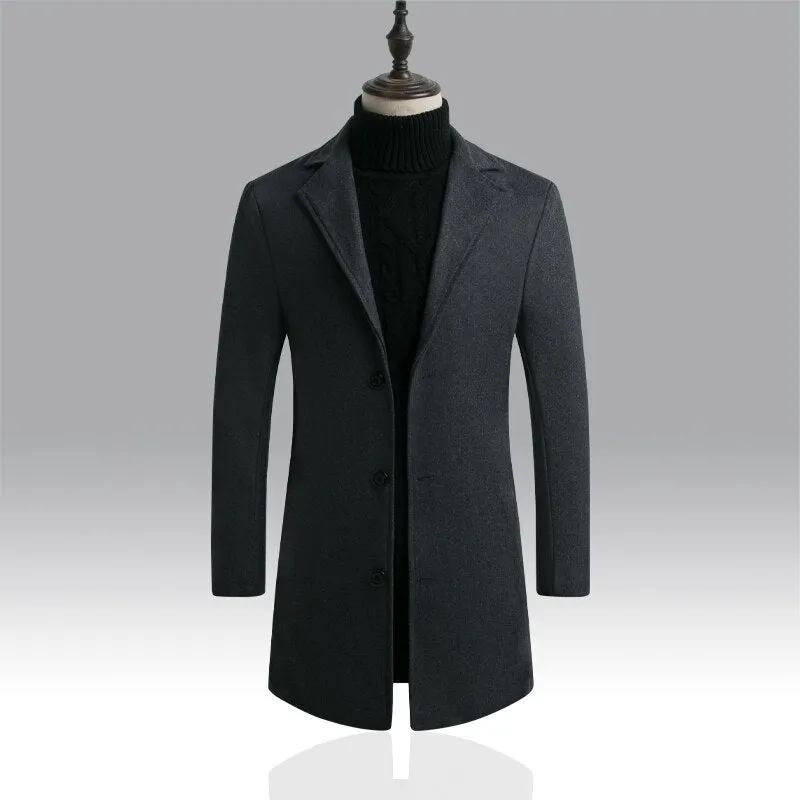 West Louis Designer Business Style Overcoat