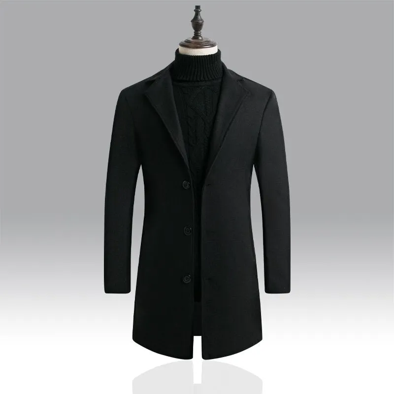 West Louis Designer Business Style Overcoat