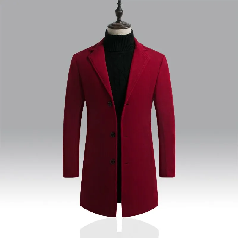 West Louis Designer Business Style Overcoat